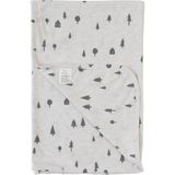 Penye Battaniye Çift Katlı Doğal Pamuk 80X80 cm (Çam Ormanı) - 80 x 80 cm - Renkli