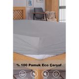 Penye Lastikli Çarşaf, 100X200 Tek Kişilik %100 Pamuk Örme Kumaş, 145 Gr/M2