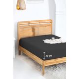 Penye Lastikli Çarşaf Pamuklu Jersey Tek Kişilik 100X200cm Antrasit
