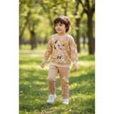 Penye Takım Erkek Çocuk 2 Ip Takım - 3 Yaş - Bej