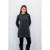penyebizden Tesettür Sweatshirt Tunik-Antrasit