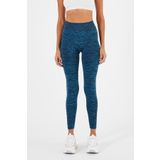 Penyelux Kadın PowerMotion Esnek Seamless Yoga Performans Spor Tayt Mint