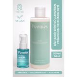 peonies Cilt Bariyerini Güçlendiren, Yoğun Nem ve Onarım Seti | Milk Toner ve Soothing Serum