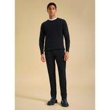 People By Fabrika Bisiklet Yaka Basic Düz Siyah Erkek Kazak PBF5WM-KZK9557 - 2XL