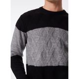 People By Fabrika Bisiklet Yaka Basic Jakarlı Siyah Kazak PBF4WM-KZK 5026 - XL