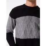 People By Fabrika Bisiklet Yaka Basic Jakarlı Siyah Kazak PBF4WM-KZK 5026