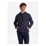 People By Fabrika Bisiklet Yaka Düz Lacivert Erkek Sweatshırt PBF5WM-SWT 5056