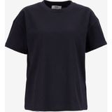 People By Fabrika Bisiklet Yaka Düz Siyah Kadın T-Shirt PBF5WL-TST9524