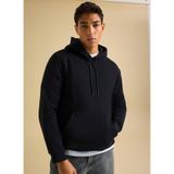 People By Fabrika Bisiklet Yaka Düz Sweatshırt, 2XL, 5003293317, Siyah, erkek