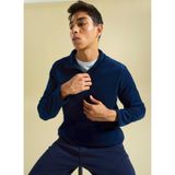 People By Fabrika Bisiklet Yaka Düz Sweatshırt, L, 5003293299, Lacivert, erkek