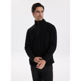 People By Fabrika Bisiklet Yaka Düz Sweatshırt, S, 5003293287, Siyah, erkek