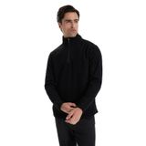 People By Fabrika Bisiklet Yaka Düz Sweatshırt, XL, 5003293287, Siyah, erkek