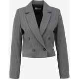 People By Fabrika Crop Gri Kadın Ceket SPBF4SL-CKT5505 - 2XL