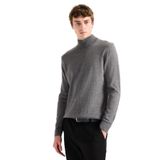 People By Fabrika Dik Yaka Basic Kazak, XL, 5003300044, Gri, Erkek