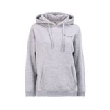 People By Fabrika Gri Melanj Kapüşon Yaka Relaxed Baskılı Sweatshirt, M, 5003185111, Gri Melanj, kadın
