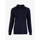 People By Fabrika Lacivert Erkek Polo Basic Düz Kazak PBF4WM-KZK 5030