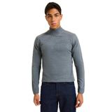 People By Fabrika Polo Yaka Relaxed Kazak, L, 5003293316, Gri Melanj, Erkek