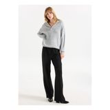 People By Fabrika Yüksek Bel Loose Fit Siyah Kadın Pantolon PBF5WL-PNT9526