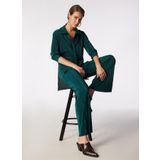 People By Fabrika Yüksek Bel Pilise Yeşil Kadın Pantolon SPBF4SL-PNT5048 - 36