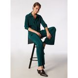 People By Fabrika Yüksek Bel Pilise Yeşil Kadın Pantolon SPBF4SL-PNT5048 - 38