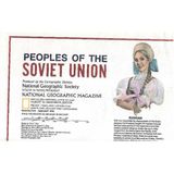 Peoples Of The Soviet Union Produced By Cartographic Division - National Geographic (Harita Map)