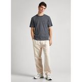 Pepe Jeans Bisiklet Yaka Çizgili T-Shirt, S, 5003172054, Antrasit, Erkek