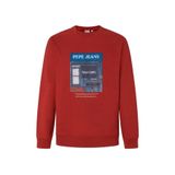 Pepe Jeans Bisiklet Yaka Kırmızı Erkek Sweatshırt PM582739-276 AENYS CREW