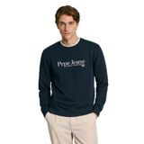 Pepe Jeans Bisiklet Yaka Lacivert Erkek Sweatshırt PM582699-594 SEAN