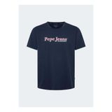 Pepe Jeans Bisiklet Yaka Lacivert Erkek T-Shirt PM509649-594 SOMERS TEE