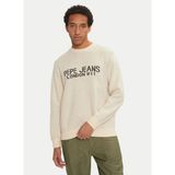 Pepe Jeans Bisiklet Yaka Regular Fit Ekru Erkek Kazak PM702466-804 CARDIN