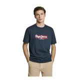 Pepe Jeans Bisiklet Yaka T-Shirt, S, 5003241340, Lacivert, Erkek
