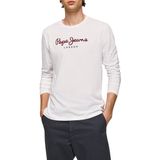 Pepe Jeans Eggo uzun kollu erkek üst Weiß (White 800) M
