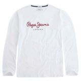 Pepe Jeans Eggo uzun kollu erkek üst Weiß (White 800) XL