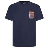 Pepe Jeans Erkek Aenys T-Shirt, Mavi (Dulwich Blue), M