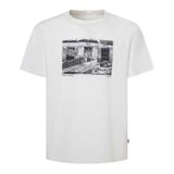 Pepe Jeans Erkek Arney T-Shirt, beyaz (off-beyaz), L