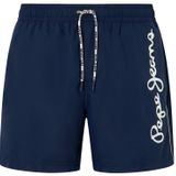 Pepe Jeans Erkek logolu yüzme şortu, Mavi (Navy), L