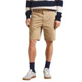 Pepe Jeans Erkek Regular Chino Şort, Kahverengi (haki bej), 32W DE