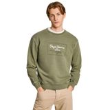 Pepe Jeans Erkek Regular Fit Sweatshirt, Yeşil, L