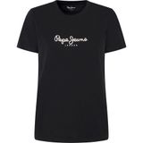 Pepe Jeans Fiore kadın tişörtü, Siyah (Black), S