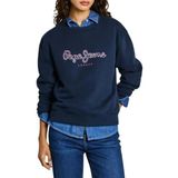 Pepe Jeans Frida kadın sweatshirt, Mavi (Dulwich Blue), L