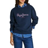 Pepe Jeans Frida kadın sweatshirt, Mavi (Dulwich Blue), XS