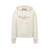 Pepe Jeans Frida kapüşonlu kadın sweatshirt, Beyaz (Mousse White), XS