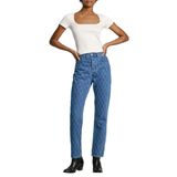 Pepe Jeans Kadın Straight Uhw Diamond Jeans, Mavi (Denim), 26W / 30L