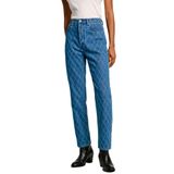 Pepe Jeans Kadın Straight Uhw Diamond Jeans, Mavi (Denim), 27W / 30L