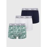 Pepe Jeans Koyu Yeşil Erkek Boxer PMU11148 654 AO LOGO TK 3P