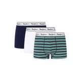 Pepe Jeans Lacivert Erkek Boxer PMU11136 595 RETRO STP TK 3P
