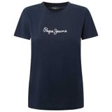 Pepe Jeans Lorette V Yaka Mavi Dulwich Blue Kadın T-shirt