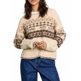 Pepe Jeans Nakışlı Kazak, M, PL702193, Ekru, Kadın
