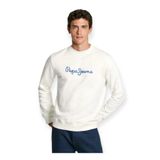 Pepe Jeans New Joe Crew erkek sweatshirt, beyaz (off-beyaz), S
