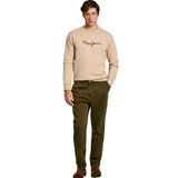 Pepe Jeans New Joe Crew erkek sweatshirt, Kahverengi (Beton Bej), M